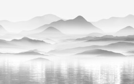 中国风山水新画 TIF分层文件