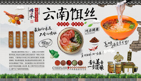 云南饵丝背景墙