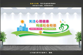 心理健康文化墙