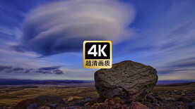 短视频素材戈壁滩上的唯美云海