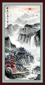 源远流长 山水画 