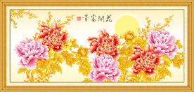 金色牡丹