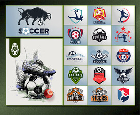 矢量足球运动文化系列