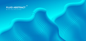 时尚波纹动感流体渐变抽象背景