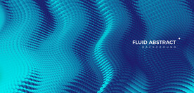 时尚波纹动感流体渐变抽象背景