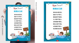暑期防溺水小常识宣传海报