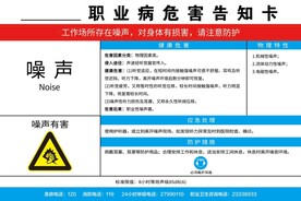 职业病危害告知卡