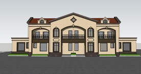 西班牙自建房SU模型