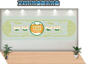 校园食堂文化墙