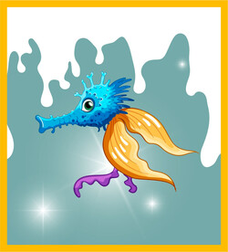 手绘矢量图创意装饰画