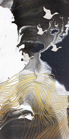 装饰画 线条 抽象水墨画