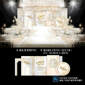 白金婚礼背景
