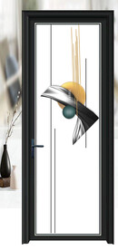 高清分层平开门写真图