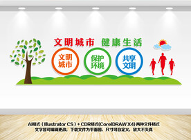 文明城市健康生活