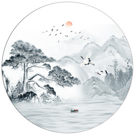 新中式山水画