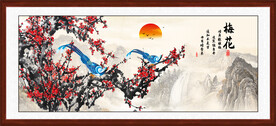 国画梅花