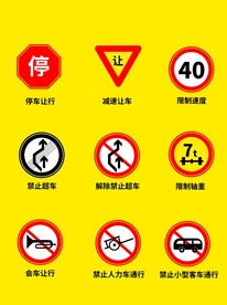 交通信号禁止指示标志