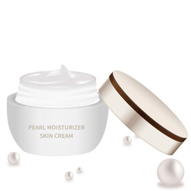 矢量化妆品珍珠霜矢量珍珠润肤露