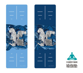 瑜伽垫图案