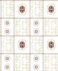 大牌民族风格子