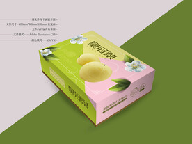 皇冠梨包装 平面图
