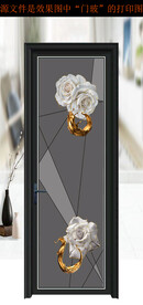 高清分层平开门写真图