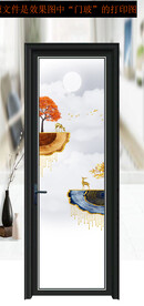 高清分层平开门写真图