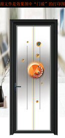 高清分层平开门写真图