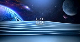 5K高清银河蓝色星球背景