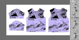 紫色攀登山岩勇攀高峰人自然雪山