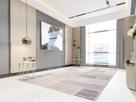 客厅沙发背景墙空场景