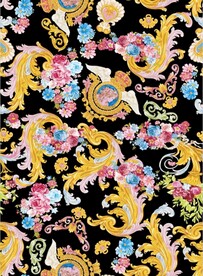 花纹花朵大牌数码印花