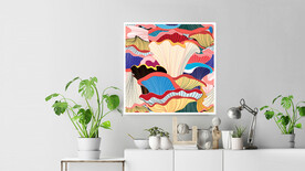 50X50厘米版画素材抽象图案