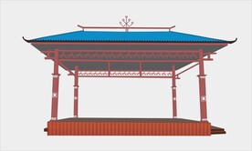 表演亭效果图