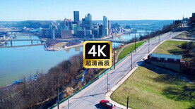  短视频素材海边公路汽车