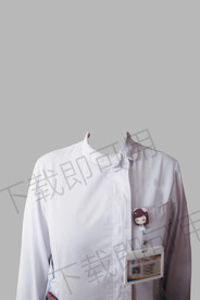 半身护士白大褂