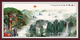 国画 江山如画