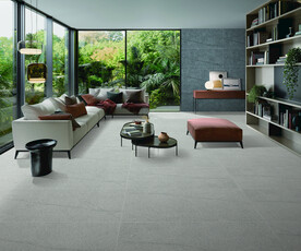 仿古砖客厅铺贴空间