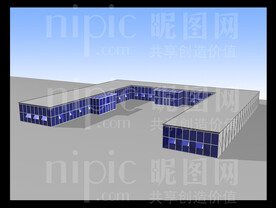 玻璃幕墙效果图