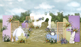 侘寂风婚礼效果图