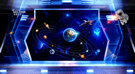 网红直播星空背景