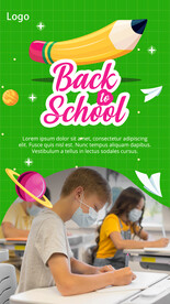 开心课堂早教培训招生海报