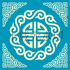 民族矢量文件祥云