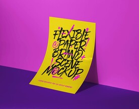 涂鸦海报样机展示图片