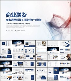 商业创业融资计划书PPT