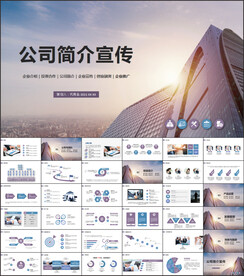 企业简介公司宣传PPT模板