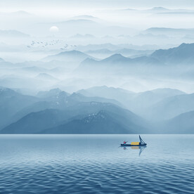 水墨画 