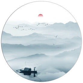 新中式山水画