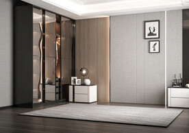 现代卧室场景空景效果图