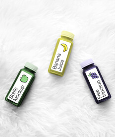 果汁瓶效果 样机贴图